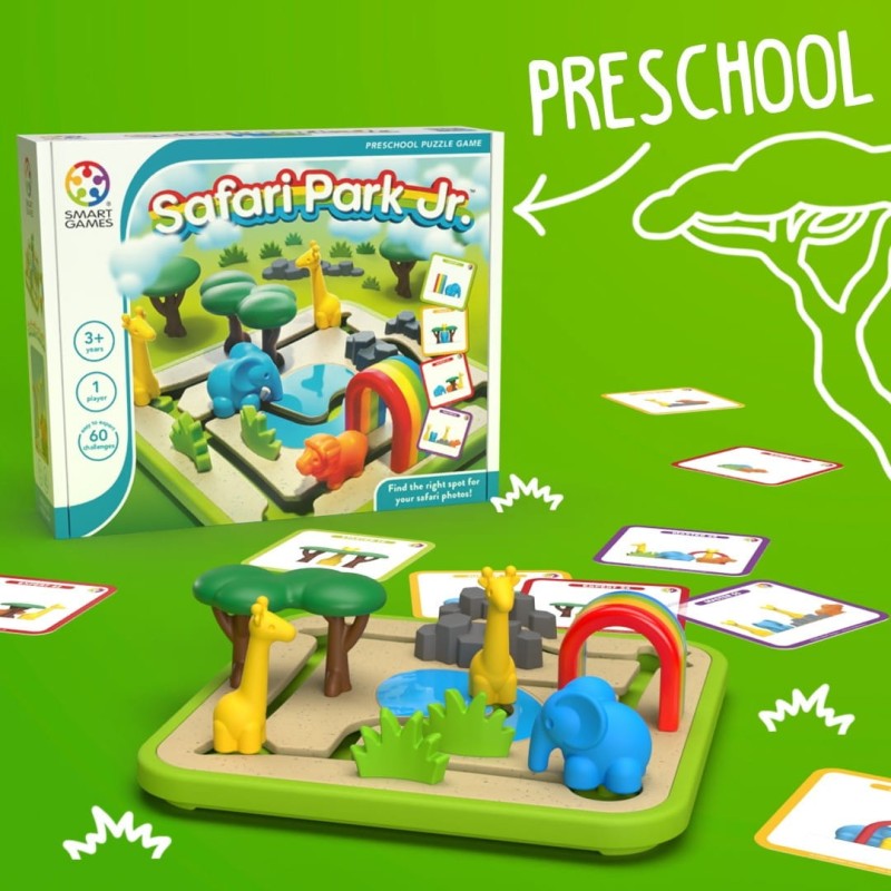 Smart Games Safari Park Jr Łamigłówka dla Dzieci