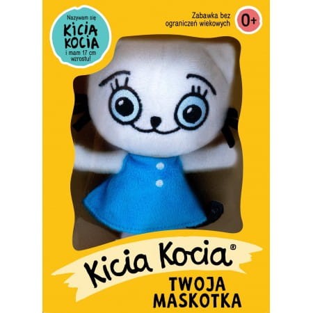 Maskotka Kicia Kocia 17 cm w Pudełku z Kolorowanką