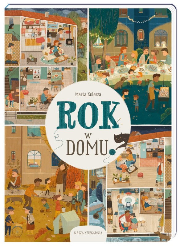 Rok w domu. Książka Kartonowa, obrazkowa