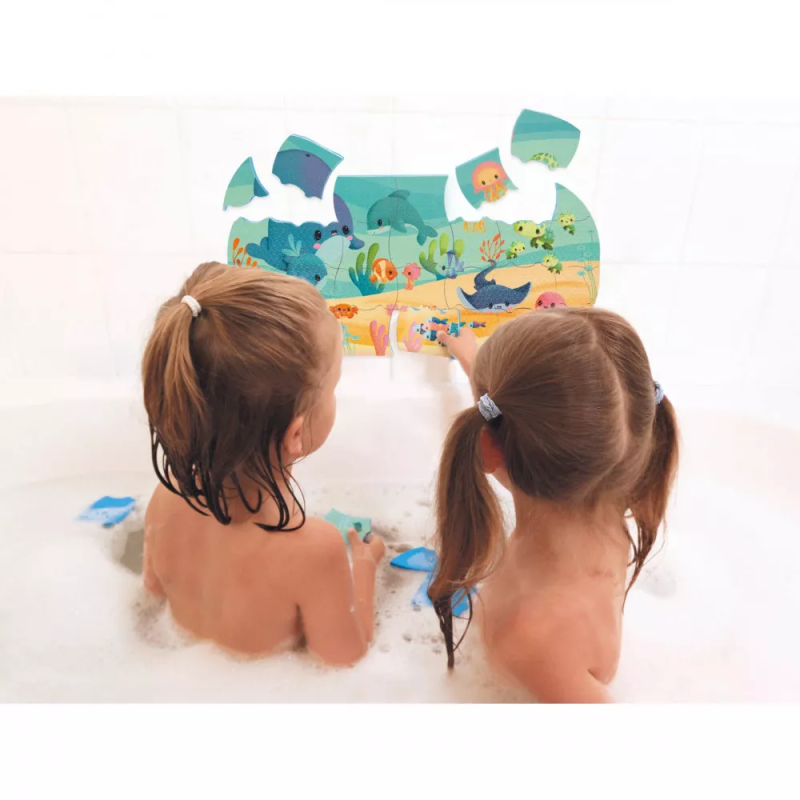 Puzzle z pianki do wanny Ocean - Janod