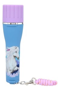 Latarka z Timerem Niebieska - Miss Melody