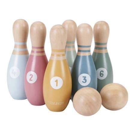 Drewniane Kręgle Bowling Set - Little Dutch