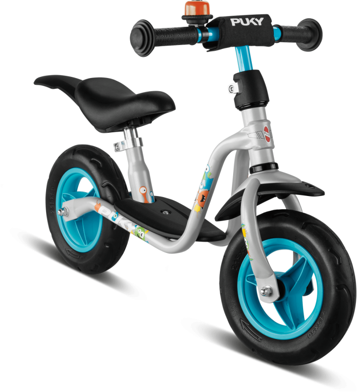 PUKY LR M Plus Rowerek Biegowy Dla Dziecka 2+ szary z błotnikiem