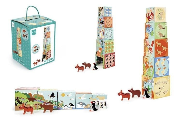Pudełka Domek Zwierzęta Świata - Scratch Europe
