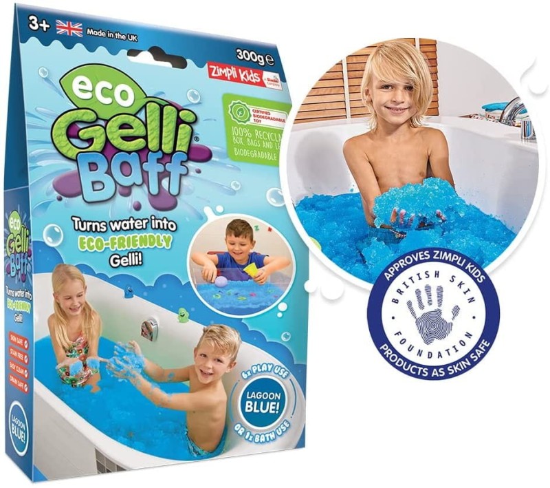 Proszek Zmieniający Wodę w Kąpieli Gelli Baff niebieski - Zimpli Kids