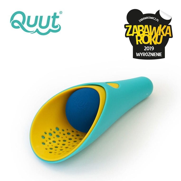 Zestaw 2 łopatki Sitko Lejek z Piłeczką Cuppi Blue ball - Quut