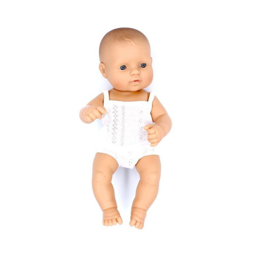 Lalka dziewczynka Europejka 32 cm pachnąca Miniland Baby